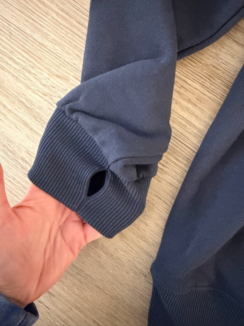 NWT Target x Parke Women’s Navy Sweatshirt with Embroidered Logo - Picture 4 of 4